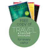 Free copy of Cruise & Travel Magazine for every visitor